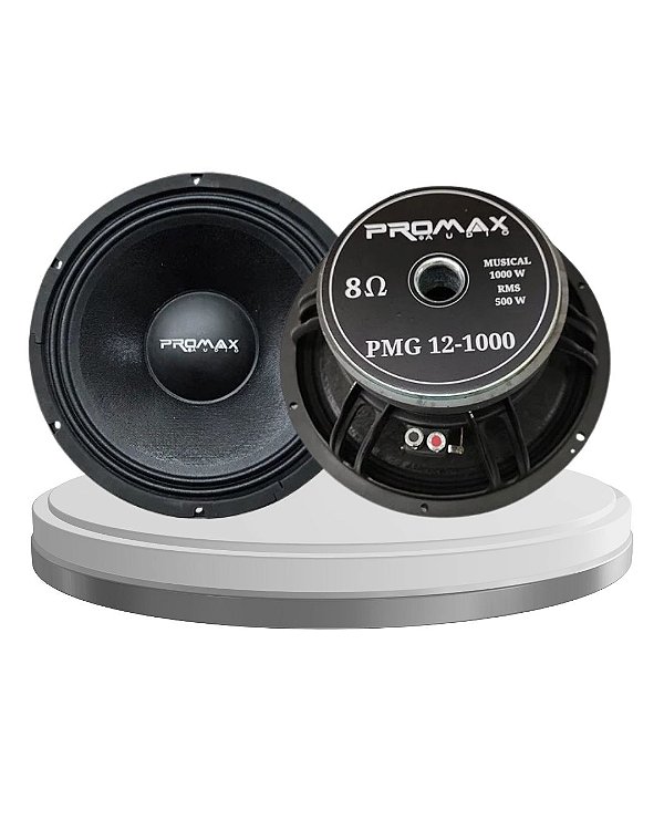 ALTO FALANTE PROMAX PW 12/500 RMS ALUMINIO.