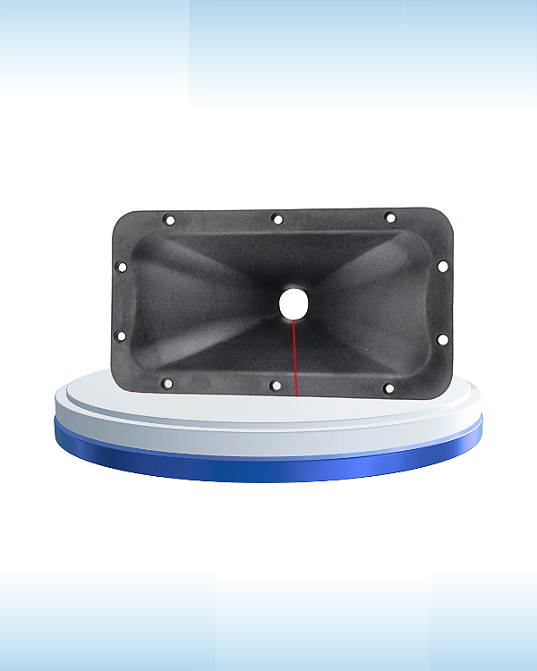 CORNETA AJH-5369 RETANGULAR ABS ROSCA 26mm