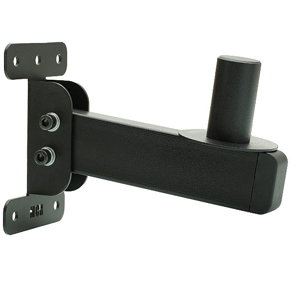 Suporte De Parede Preto Para Caixas De Som 20 cm