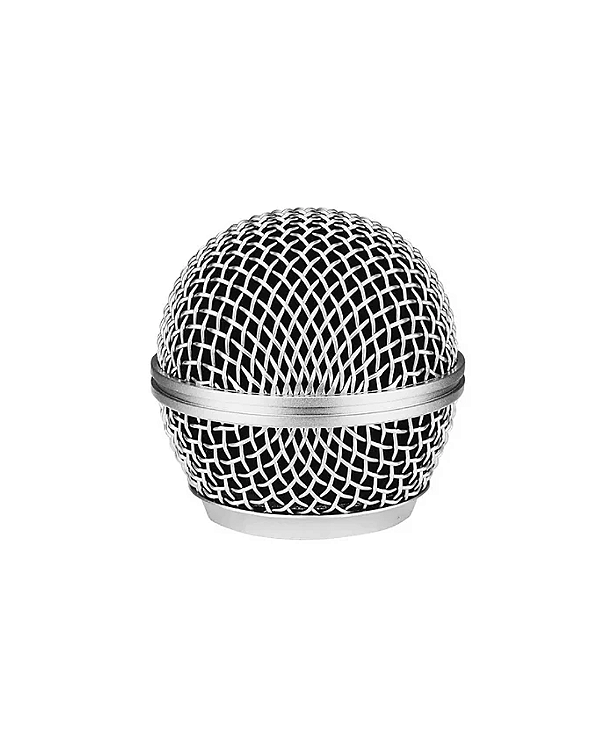 Globo Cabeça Metal Gm58 Para Microfones Sm58 Beta 58 Sk-m58