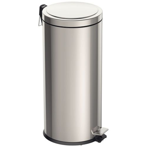Lixeira Inox com Pedal Tramontina Brasil com Acabamento Polido e Balde Interno Removível 30 L – Tramontina – 94538130