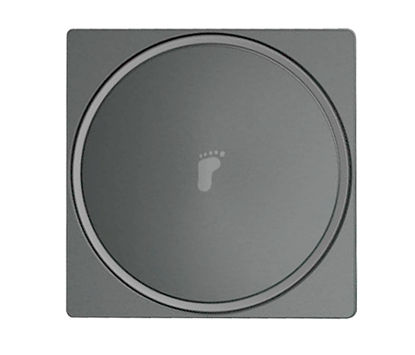 Ralo Click 15x15cm Grafite - Jiwi - WJ-RCK-15-CZ