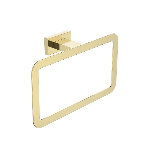 Porta Toalha De Rosto Quadrado Mykonos Gold - Jiwi - WJ-2050-MK-GD