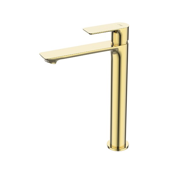 Misturador Monocomando Bica Alta Mykonos Gold - Jiwi - WJ-2885-MK-GD