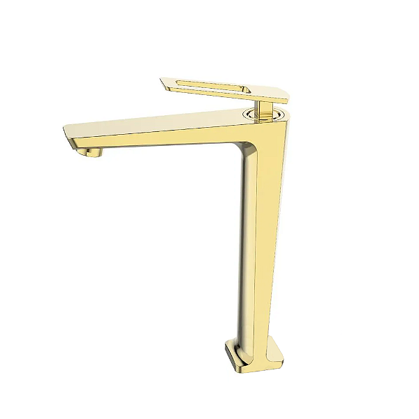 Misturador Monocomando Bica Alta Tunes Gold - Jiwi - WJ-2885-TN-GD