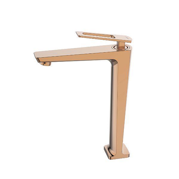 Misturador Monocomando Bica Alta Tunes Rose Gold - Jiwi - WJ-2885-TN-RG