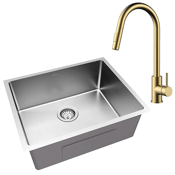 Kit Cozinha Cuba Quadra e Monocomando Classic Gold - Kitbaco
