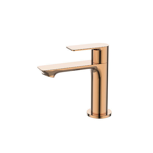 Torneira Para Lavatório Água Fria Bica Baixa Mykonos Rose Gold - Jiwi - WJ-1197-MK-RG