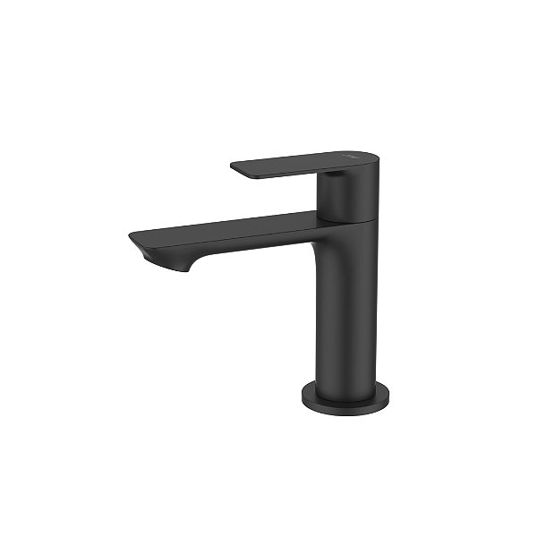 Torneira Para Lavatório Água Fria Bica Baixa Mykonos Black - Jiwi - WJ-1197-MK-BL