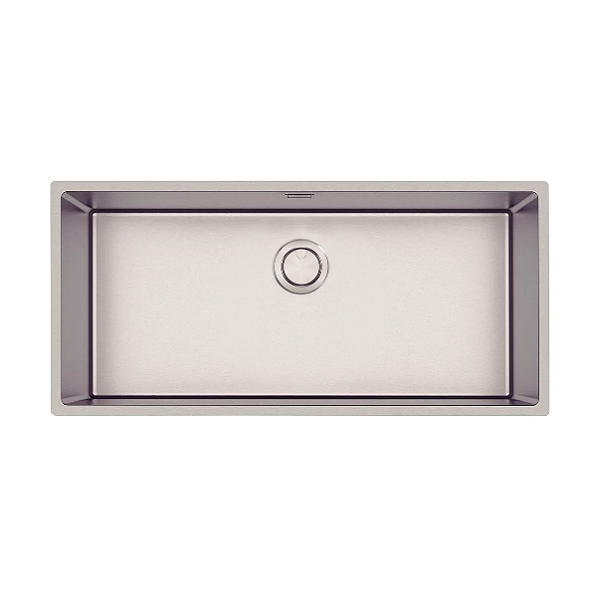 Cuba Quadrum 90x40cm em Aço Inox com Acabamento Scotch Brite - Tramontina – 94000903