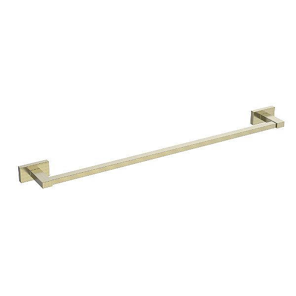 Porta Toalha De Banho 60cm Mykonos Gold Escovado - Jiwi - WJ-2040-MK-GE