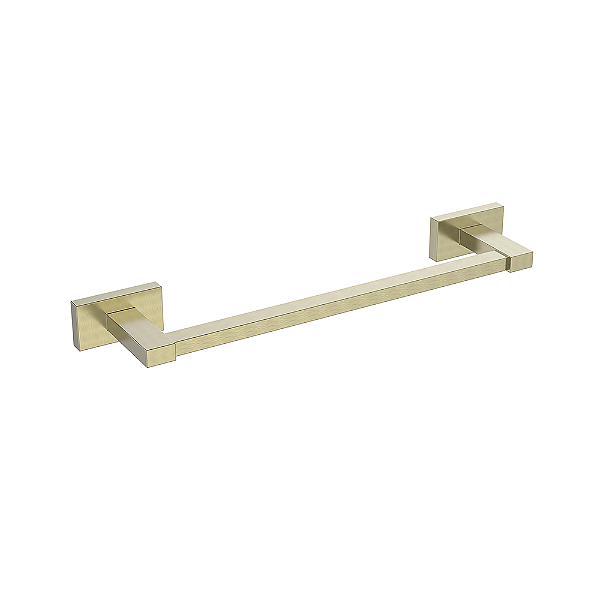Porta Toalha De Rosto 30cm Mykonos Gold Escovado - Jiwi - WJ-2051-MK-GE