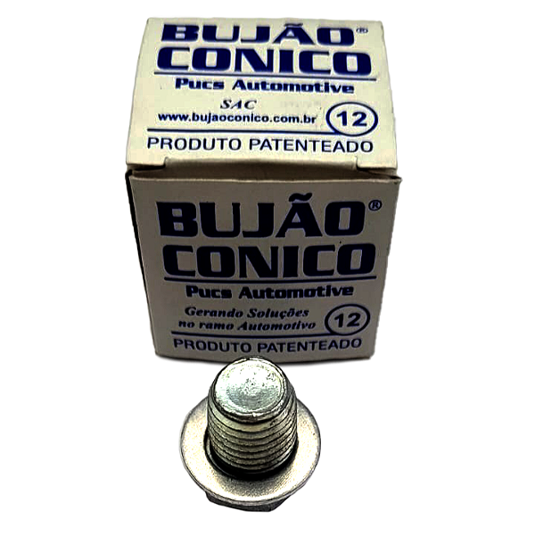 Bujão Cônico Cárter 12mm Toyota/Nissan