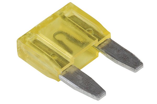 Fusível Mini - Amarelo 20A Hikari - 10 un.