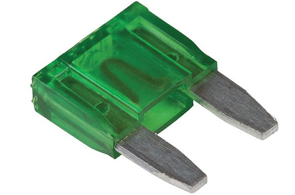 Fusível Mini - Verde 30A Hikari - 10 un.