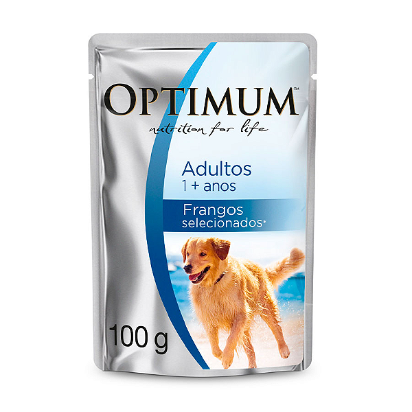 Sachê Optimum Cães Adultos 1+ anos - 100g