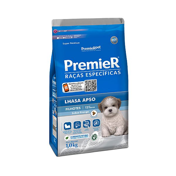 Ração Premier Pet para Cães Filhotes de Raças Específicas Lhasa Apso 1KG