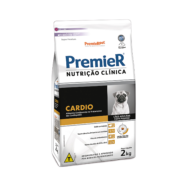 Ração Premier Nutrição Clínica Cardio para Cães Adultos - 2kg