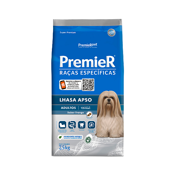 Ração Premier Pet Raças Específicas Lhasa Apso Adulto 7,5KG