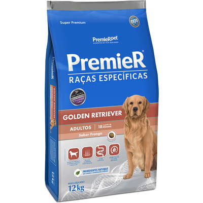 Ração PremieR Raças Específicas Golden Retriever Cães Adultos - 12 Kg