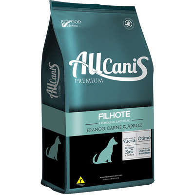 Ração Allcanis Cães Filhotes de Frango e Carne - 15kg