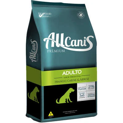 Ração Allcanis para Cães Adultos de Frango e Carne - 15kg