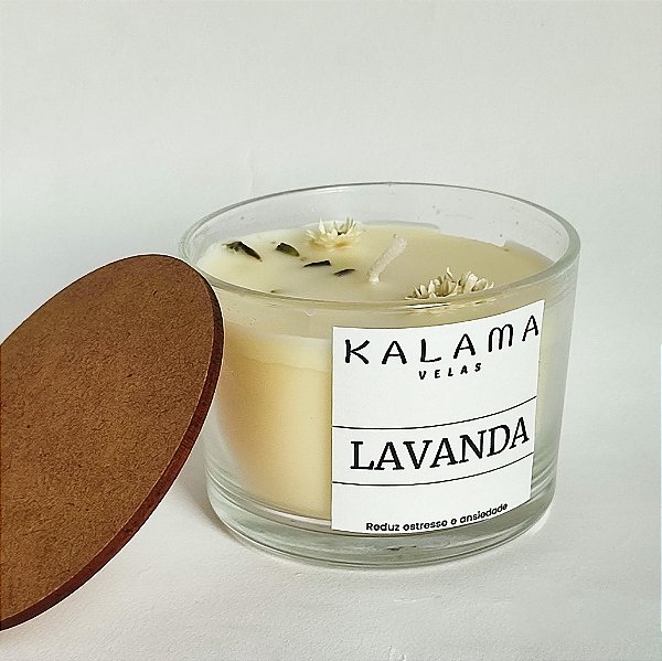 Vela aromática de Lavanda - 100 gramas