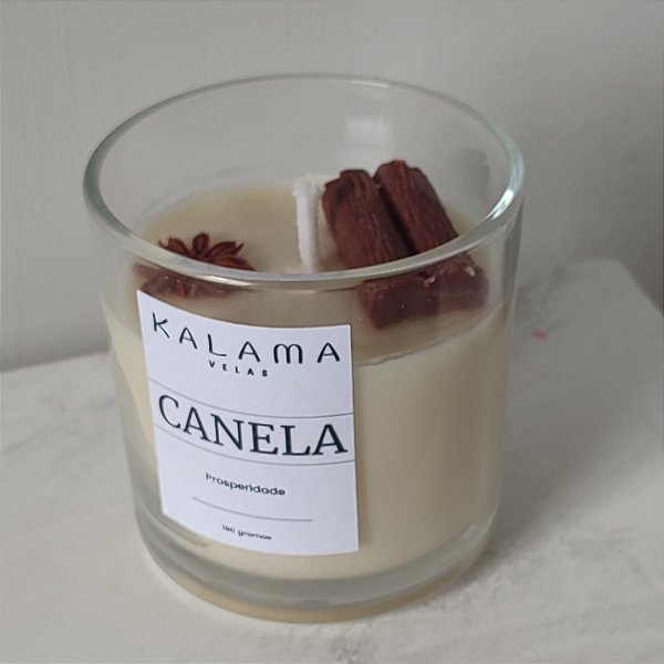 Vela aromática de Canela - 190 gramas