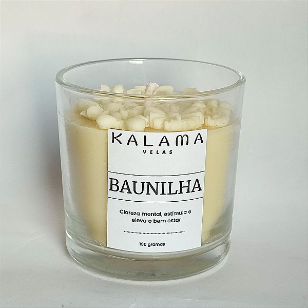 Vela aromática de Baunilha - 190 gramas