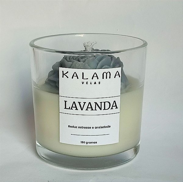 Vela Aromática de Lavanda - 190 gramas