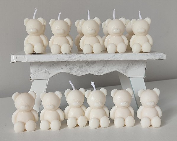 Lembrancinha Vela Ursinho