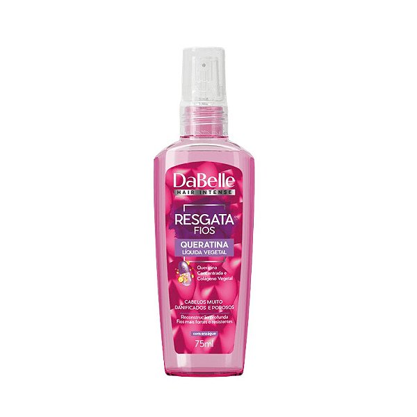 Resgata Fios Queratina Líquida Vegetal Dabelle 75ml