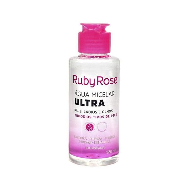 Água Micelar Ultra Ruby Rose Todos os Tipos de Pele 120 ml