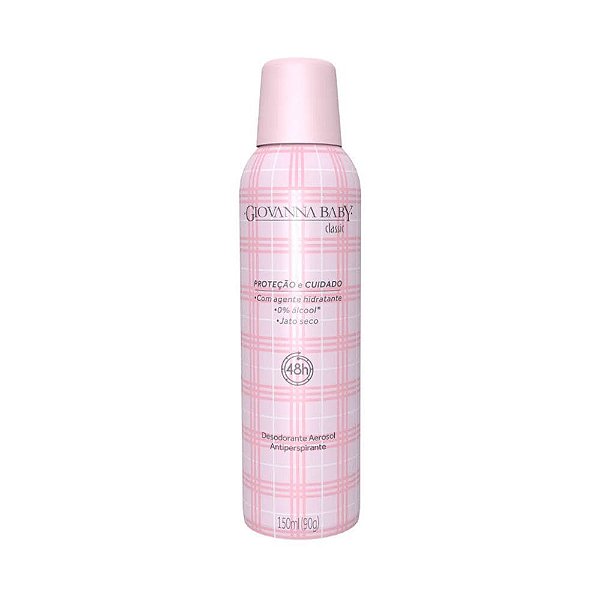 Desodorante Aerosol Giovanna Baby Classic 48h 150ml