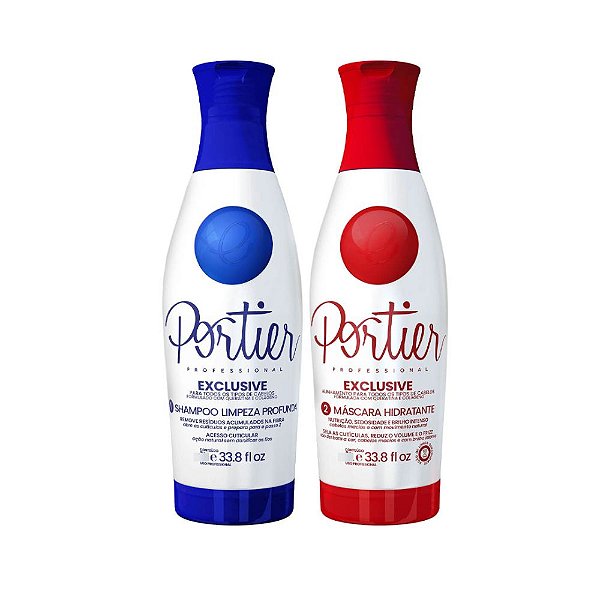 Kit Progressiva Portier Exclusive Shampoo e Máscara 500ml