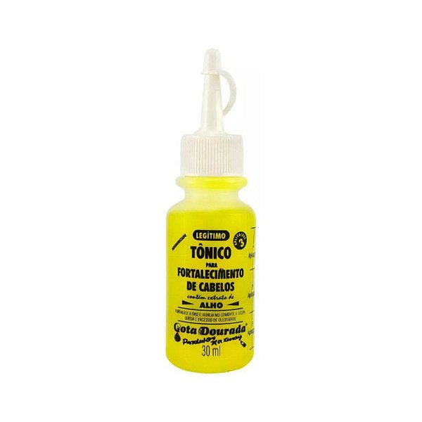 Tônico Capilar Para Fortalecimento Gota Dourada Alho 30ml