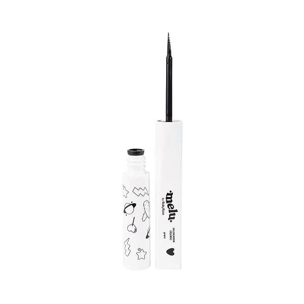 Delineador Líquido Preto Melu Ruby Rose 3ml