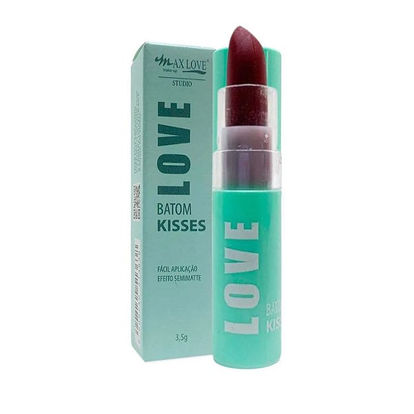 Batom Bastão Max Love Kisses Cor 255 3,5g