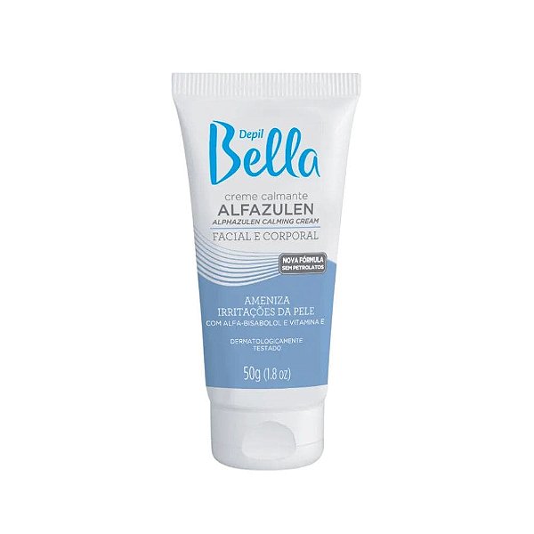 Creme Calmante Facial e Corporal Alfazulen Depill Bella 50g