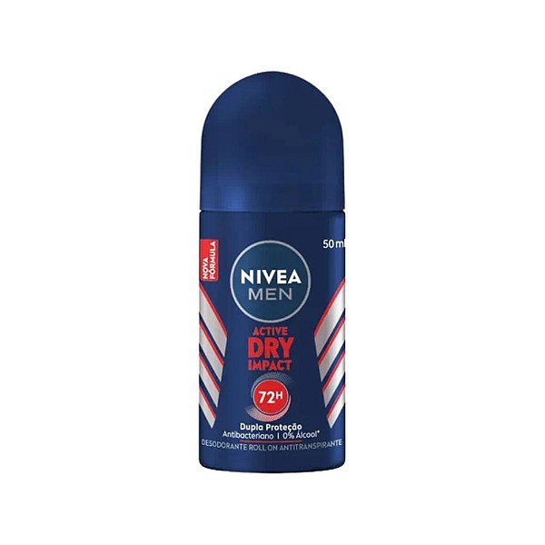 Desodorante Roll On Nívea Men Dry Impact 50 ml