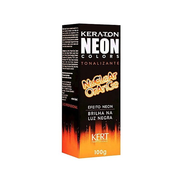 Tonalizante Keraton Neon Colors Hidrata e Colore Nuclear Orange
