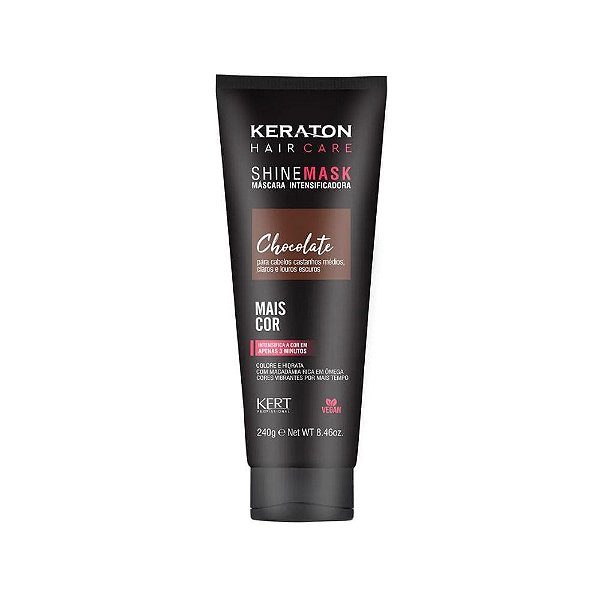 Keraton Shine Mask Máscara Intensificadora Chocolate 240g