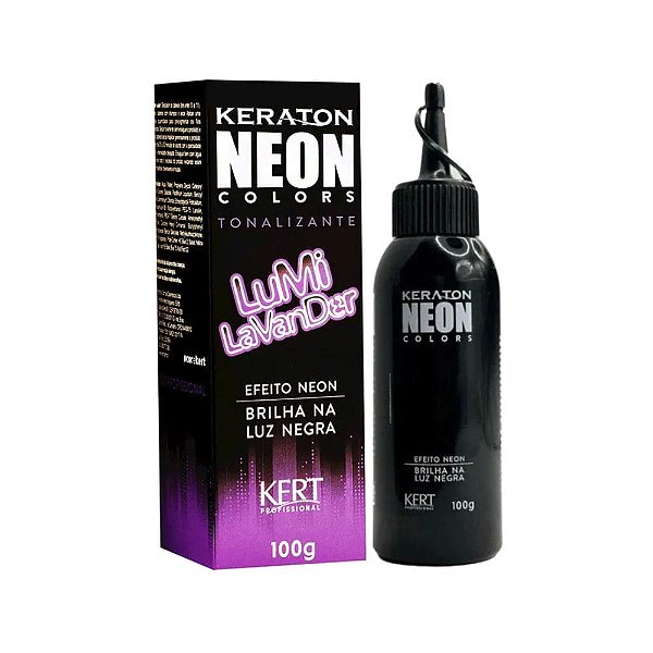 Tonalizante Keraton Neon Colors Hidrata e Colore Lumi Lavander