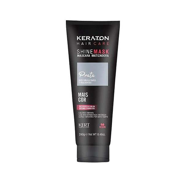 Keraton Shine Mask Máscara Matizadora Prata 240g
