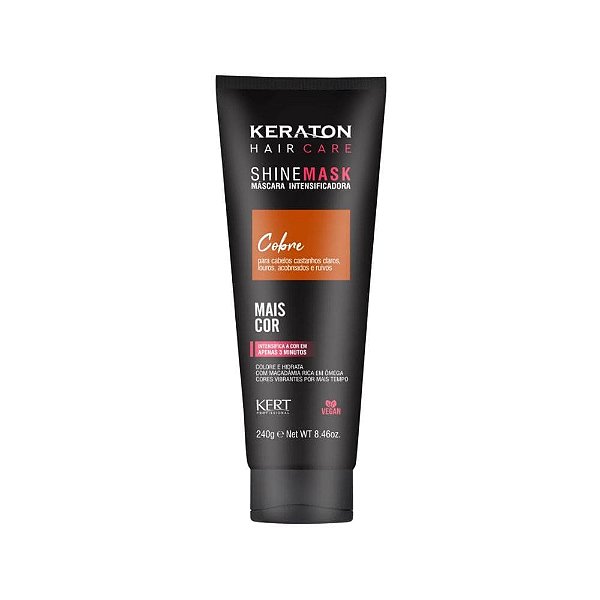 Keraton Shine Mask Máscara Intensificadora Cobre 240g