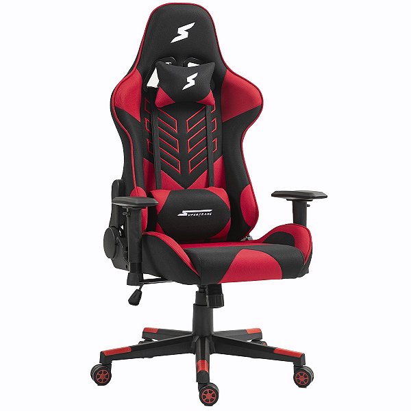 Cadeira Gamer SuperFrame Godzilla – Preto e Vermelho