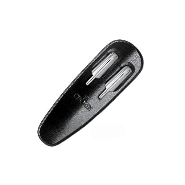 Porta caneta em couro duplo