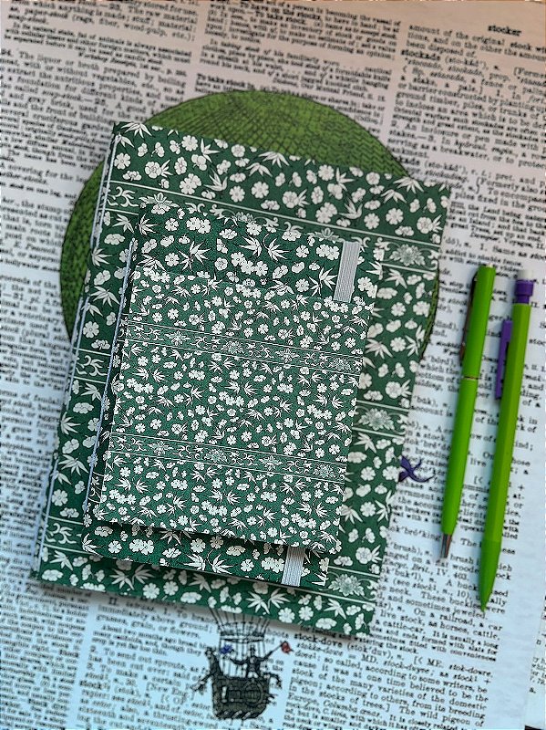 Bloco de Anotações Quadrado - Floral