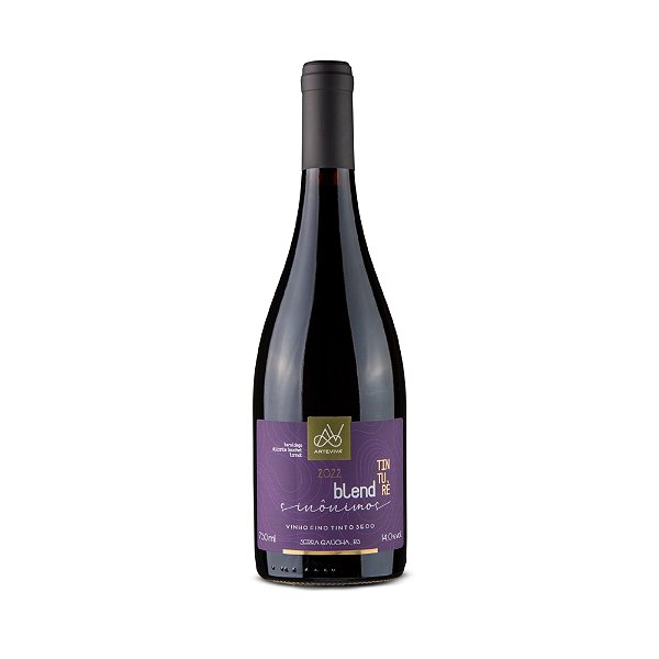 ARTEVIVA SINONIMOS BLEND TINTURE VINHO TINTO SECO 750 ML