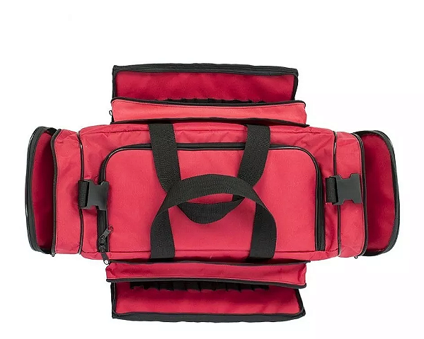 BOLSA APH COM BOLSO EXTERNO VERMELHA